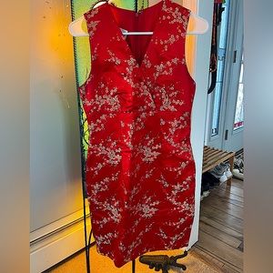 Vintage 90s Moda International Asian Inspired Dress